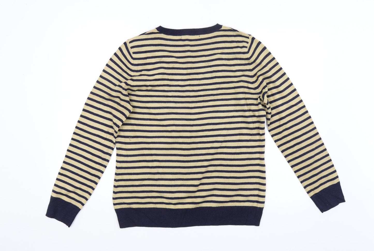 Savoir Womens Multicoloured Striped  Pullover Jumper Size 14