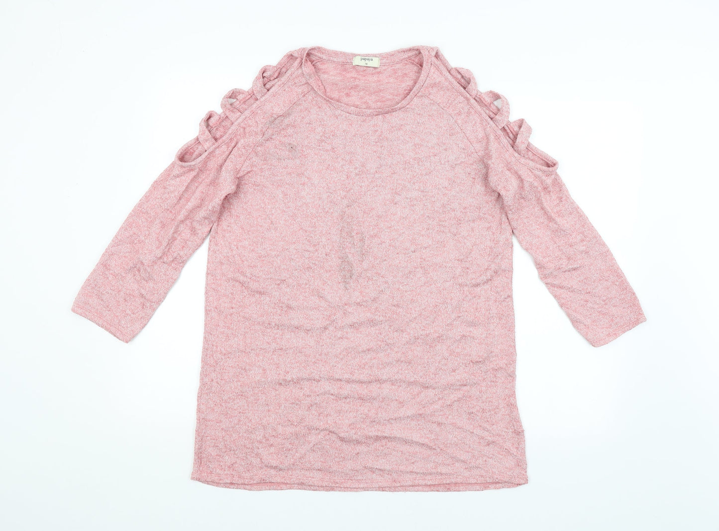 Papaya Womens Pink   Pullover Jumper Size 14