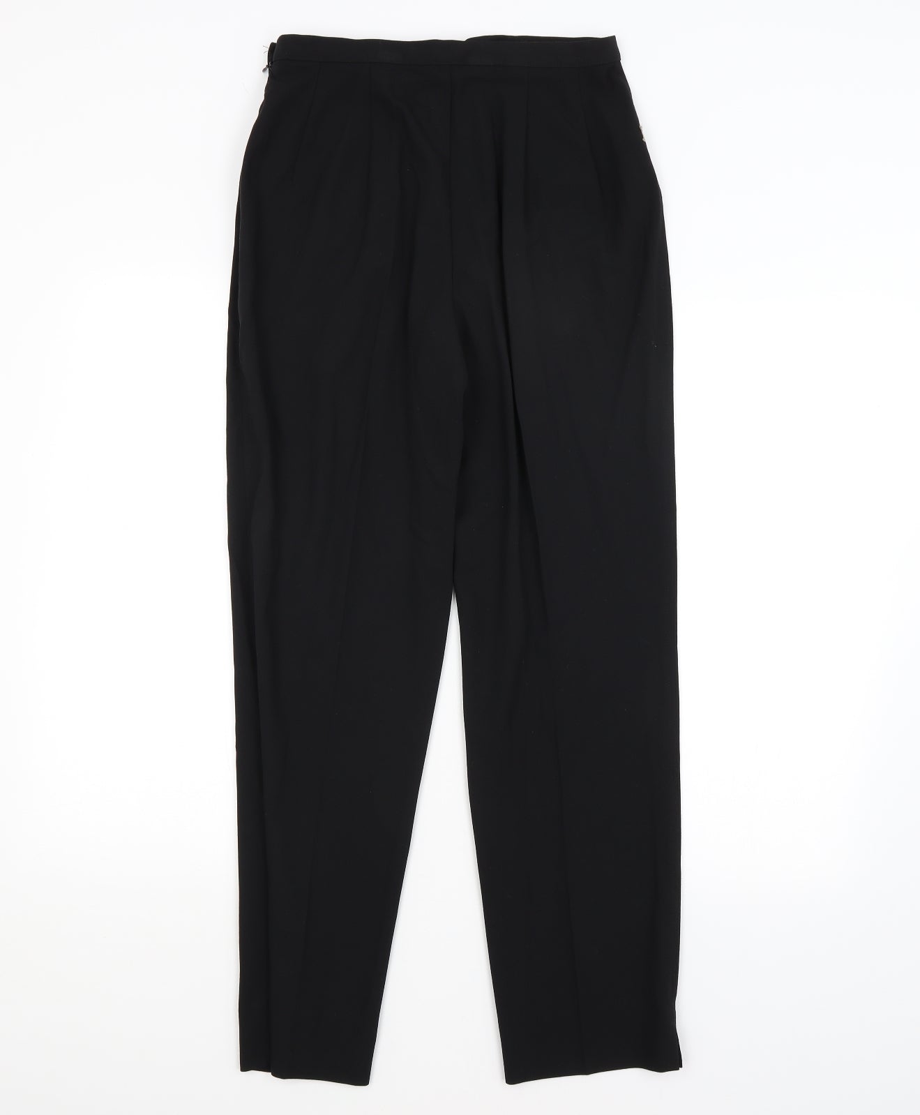 M&S Womens Black   Trousers  Size 12 L28 in