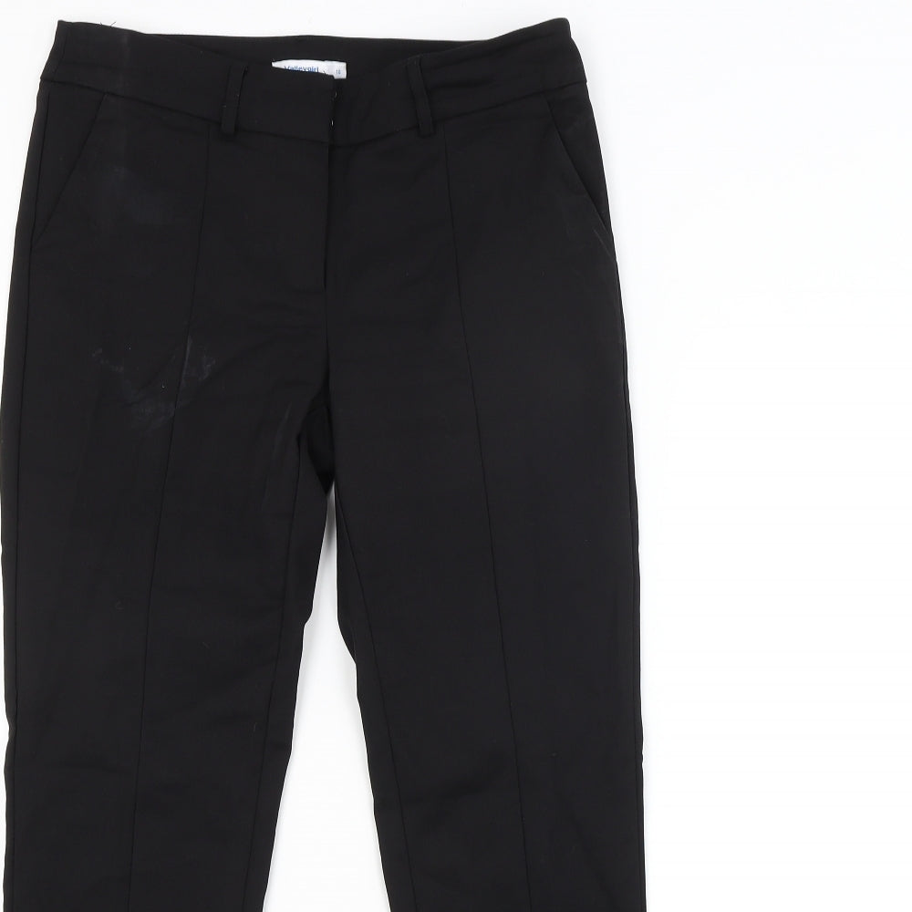 ValleyGirl Womens Black   Trousers  Size 10 L26 in