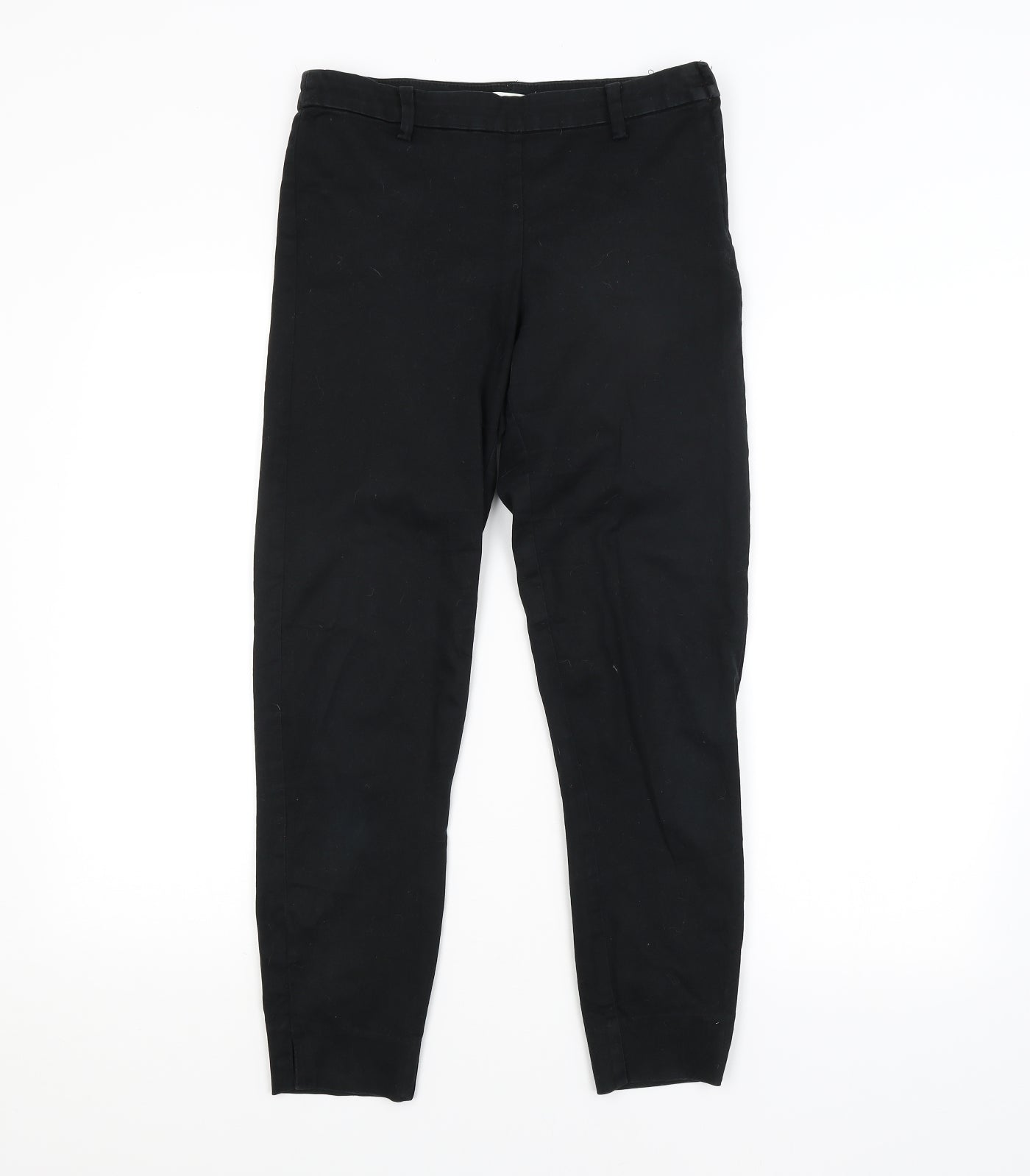 H&M Womens Black   Trousers  Size 6 L25 in