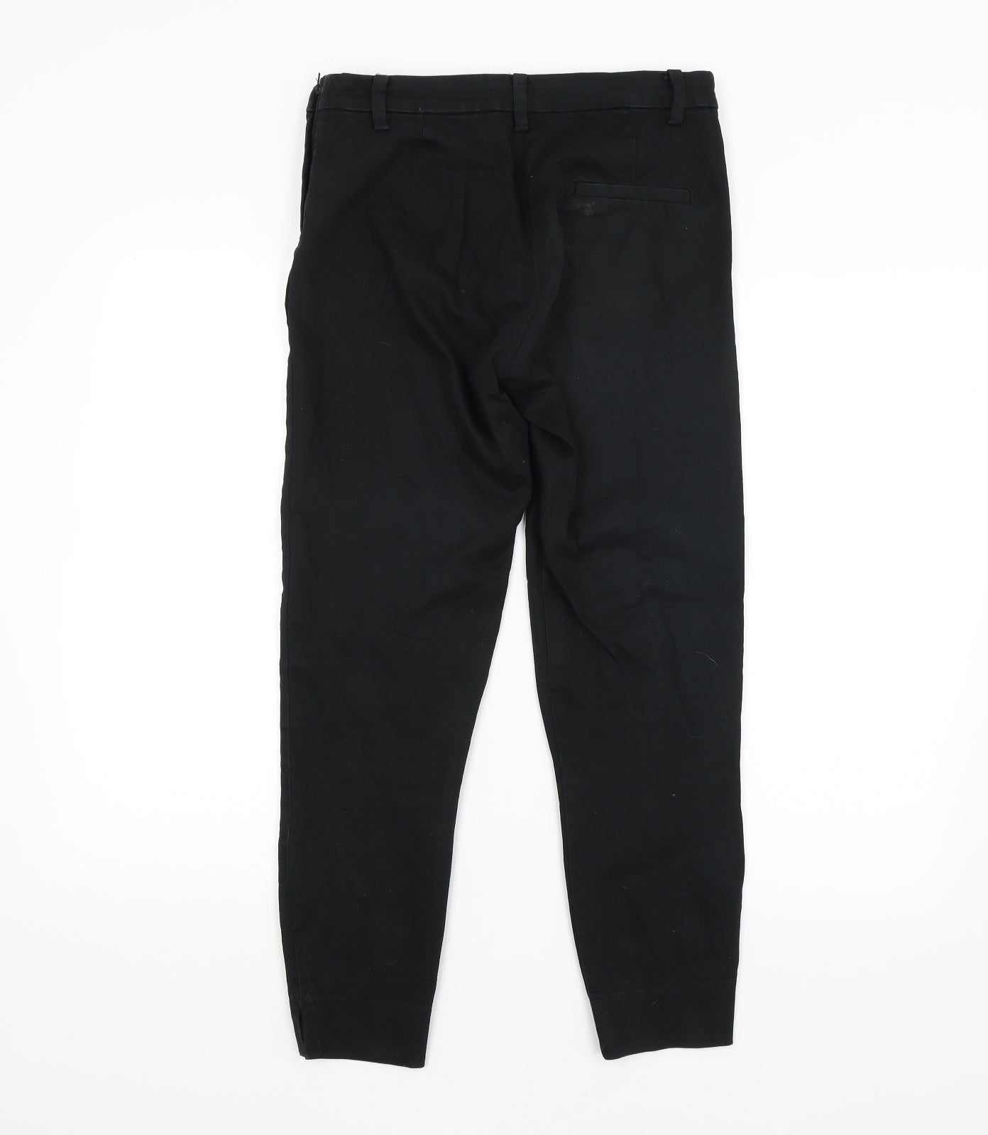 H&M Womens Black   Trousers  Size 6 L25 in