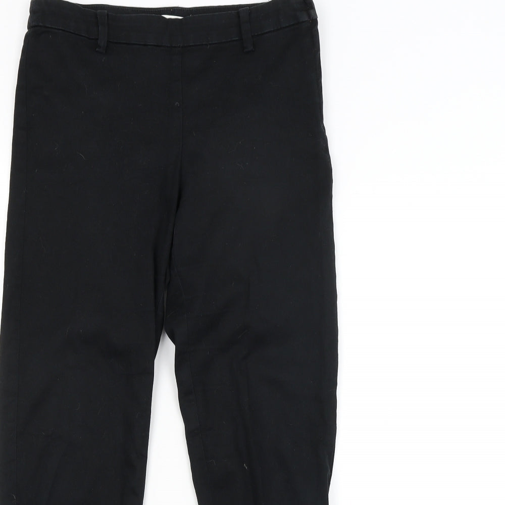 H&M Womens Black   Trousers  Size 6 L25 in