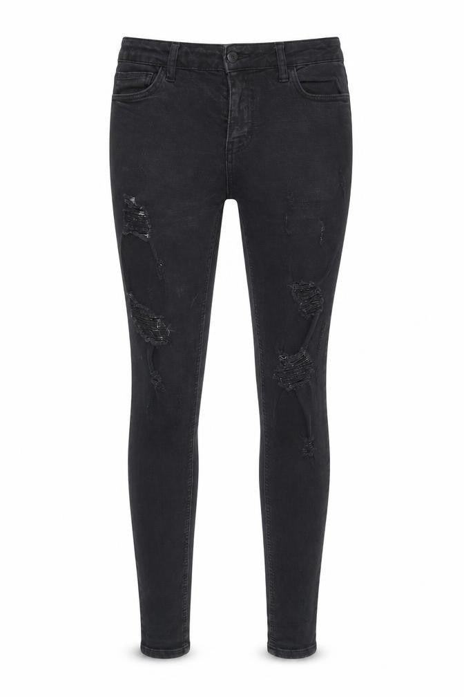 Preworn Womens Black   Skinny Jeans Size 32 in L30 in