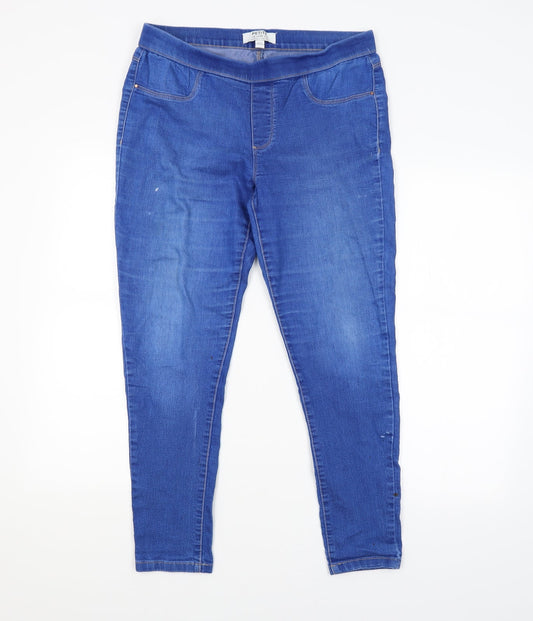 Dorothy Perkins Womens Blue   Jegging Leggings Size 8 L25 in