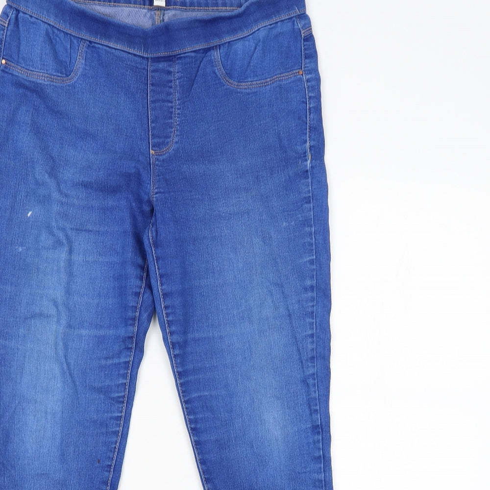 Dorothy Perkins Womens Blue   Jegging Leggings Size 8 L25 in