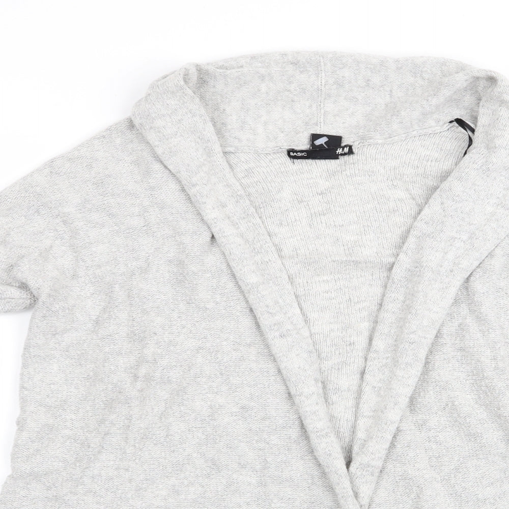H&M Womens Grey   Cardigan Jumper Size 6