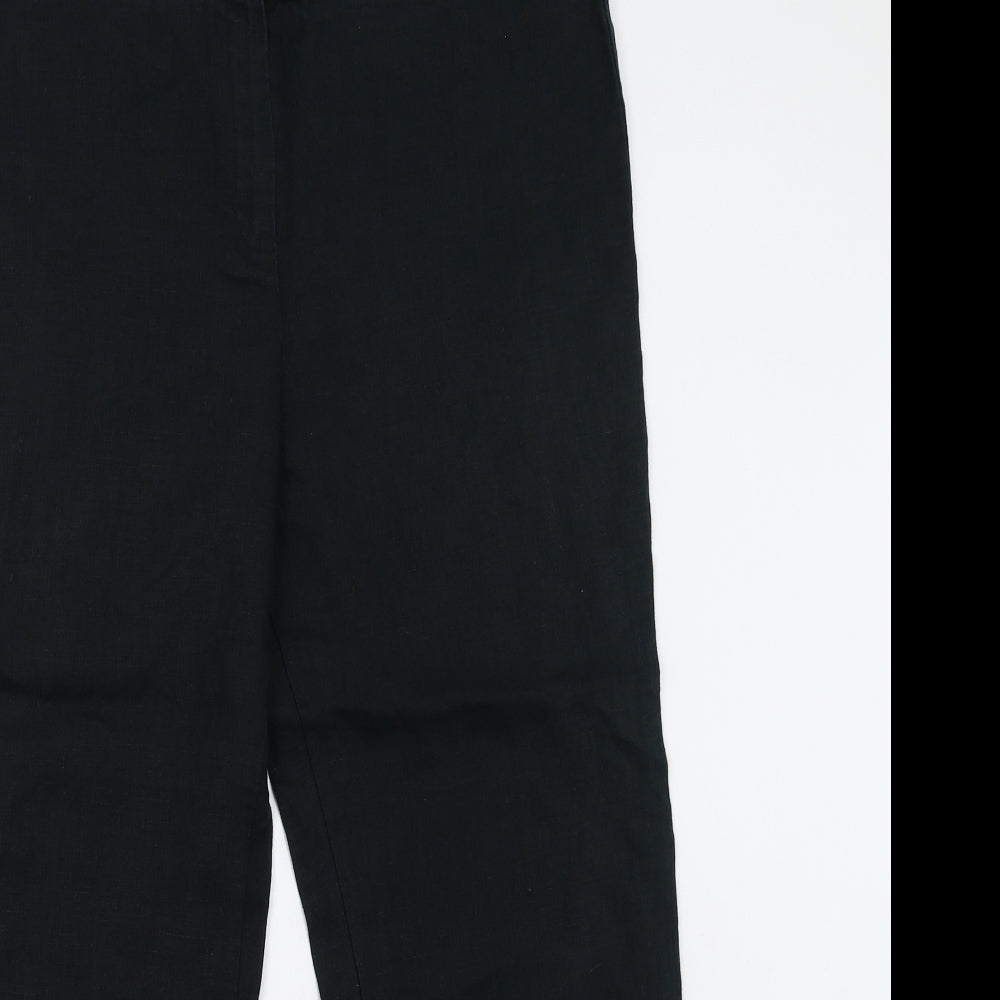 M&S Womens Black   Trousers  Size 14 L26 in