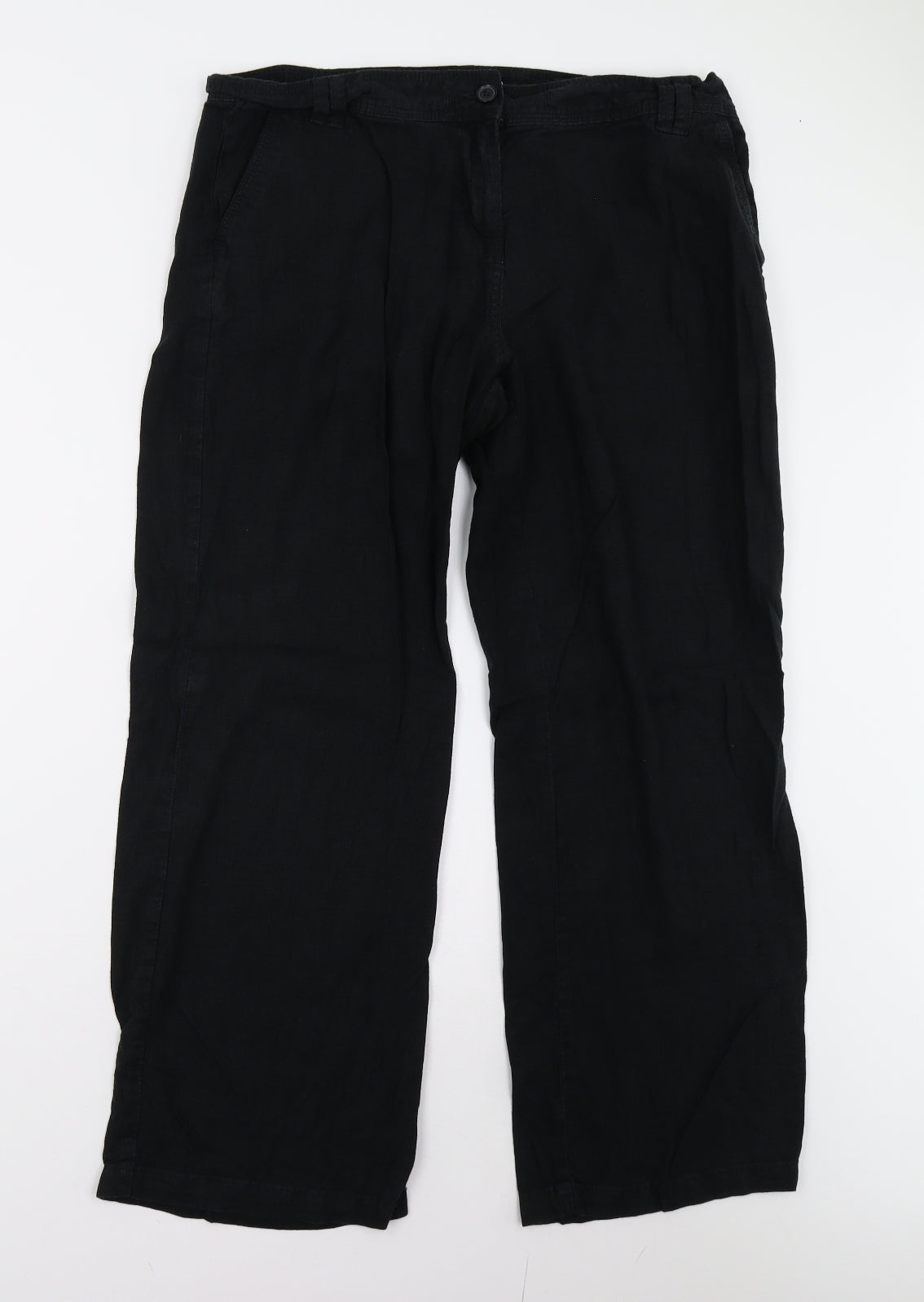 NEXT Womens Black   Trousers  Size 16 L29 in