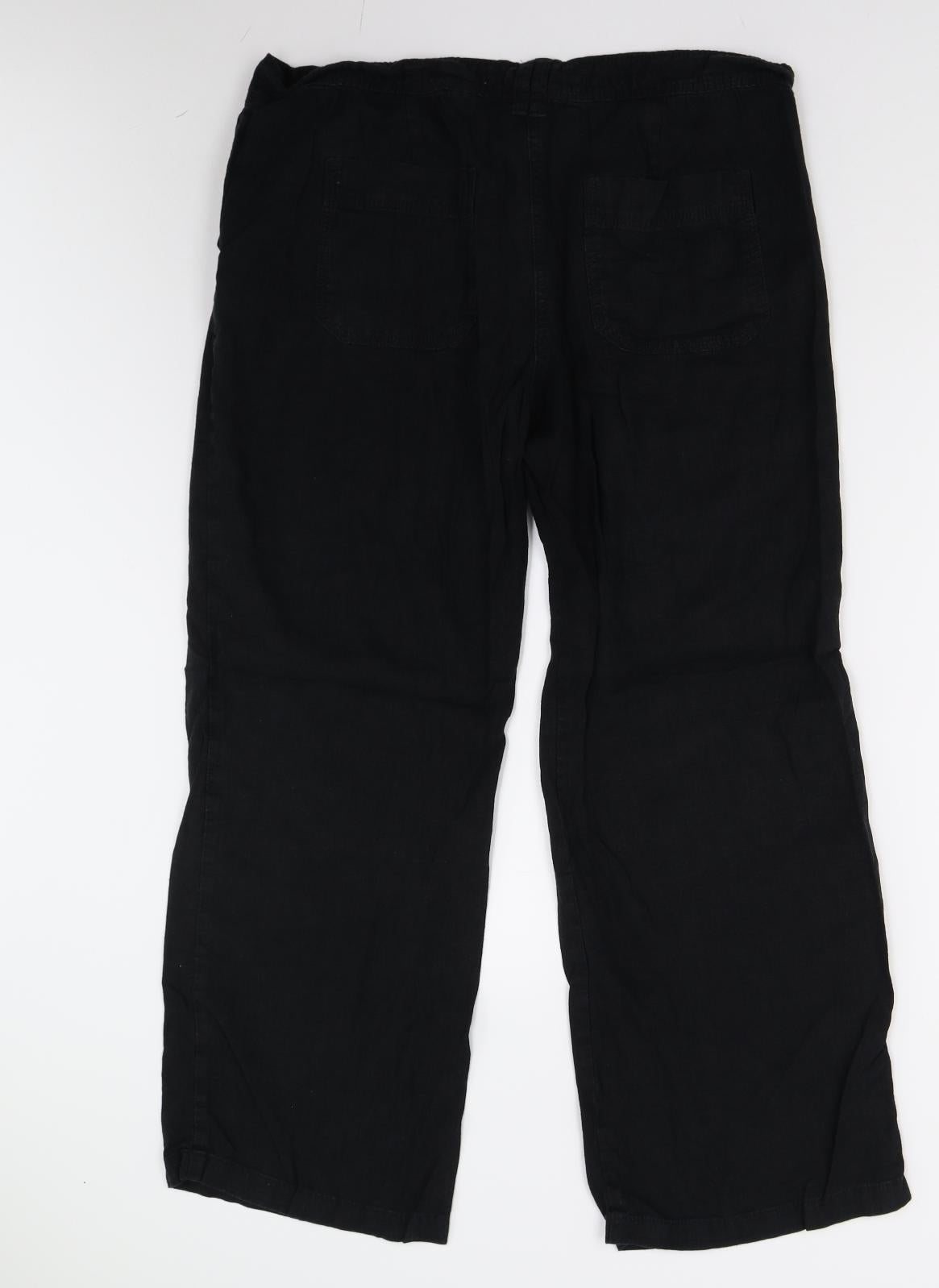 NEXT Womens Black   Trousers  Size 16 L29 in