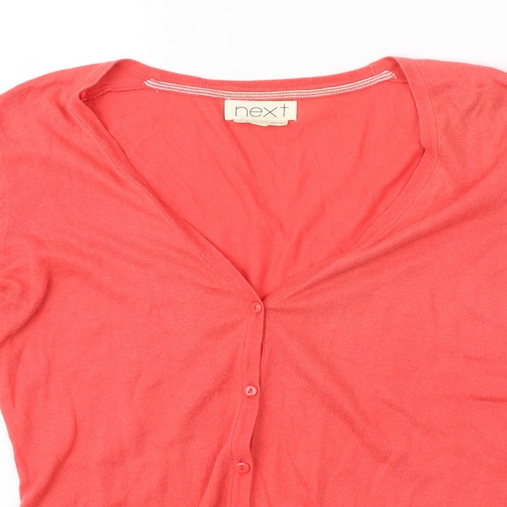 NEXT Womens Pink   Cardigan Jumper Size 10