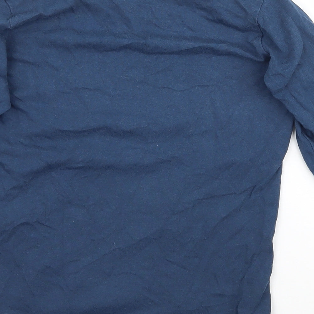 name it Girls Blue   Basic T-Shirt Size 9-10 Years