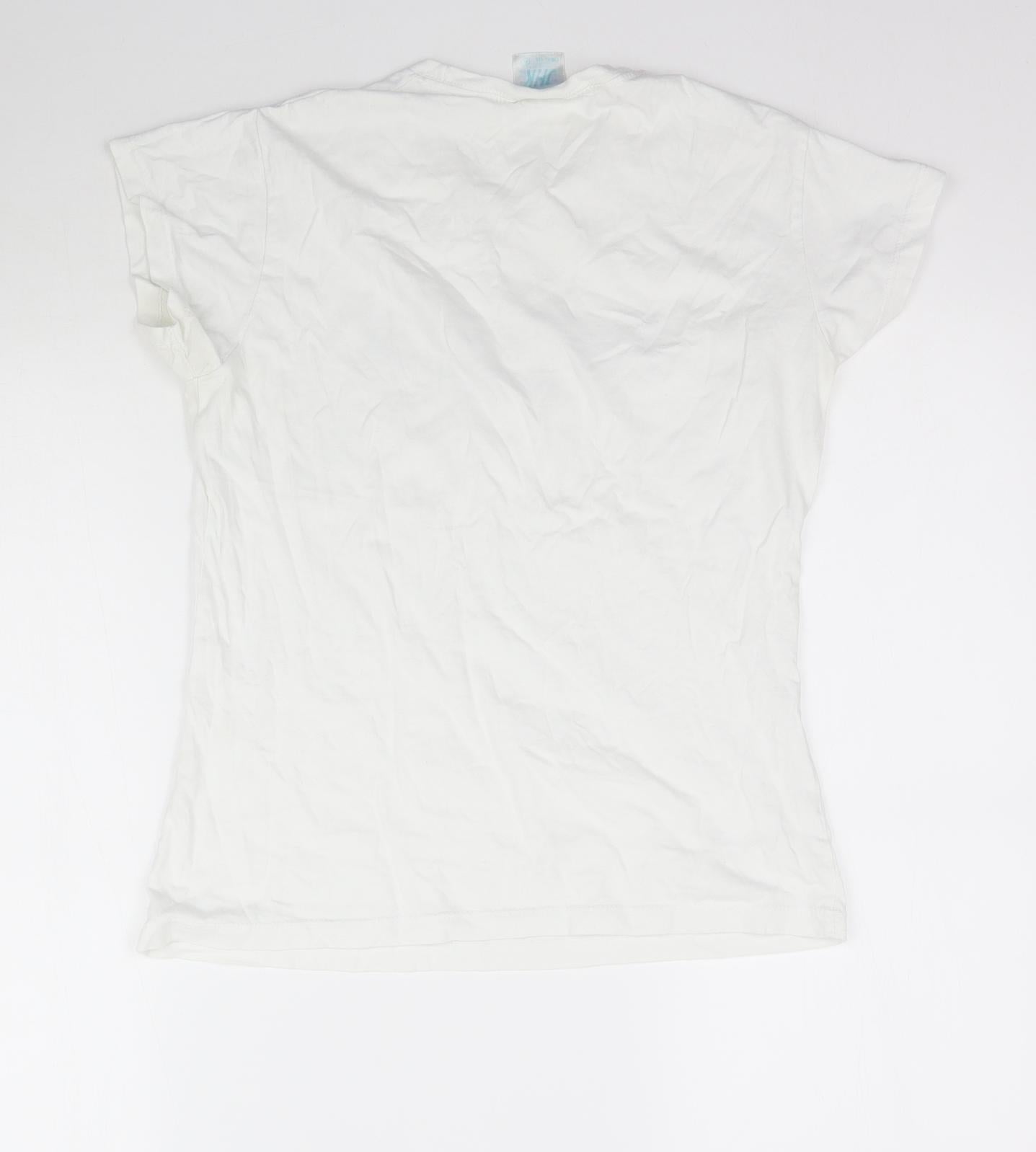 JHK Girls White   Basic T-Shirt Size XL  - Sicilia