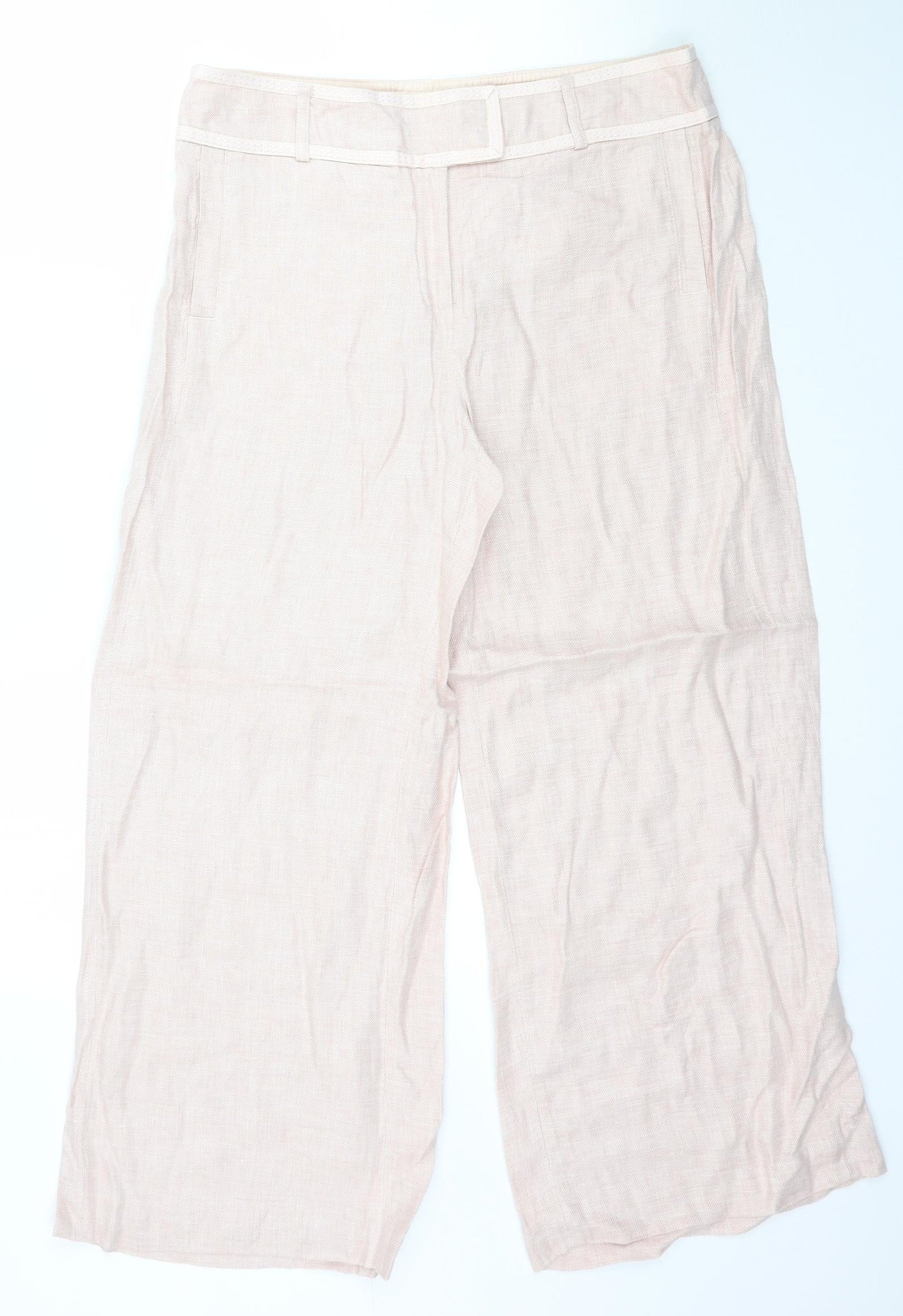 NEXT Womens Pink   Trousers  Size 14 L27 in