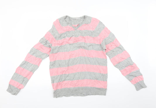 Burton Mens Multicoloured Striped  Pullover Sweatshirt Size M