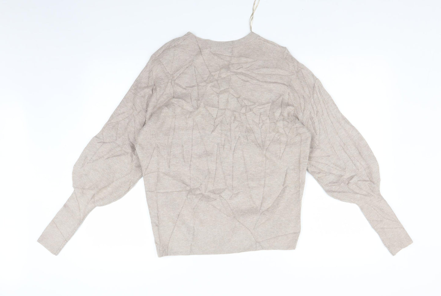 Marks and Spencer Womens Beige   Pullover Jumper Size S