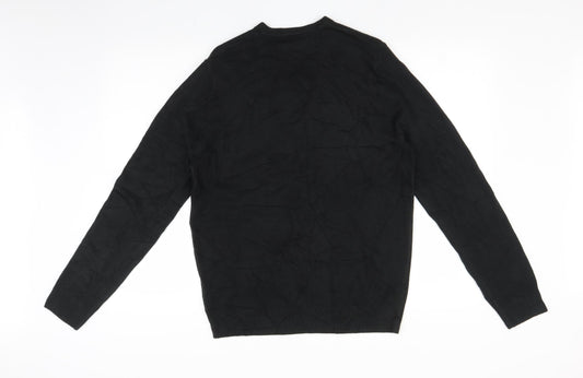 Marks and Spencer Mens Black   Pullover Sweatshirt Size S