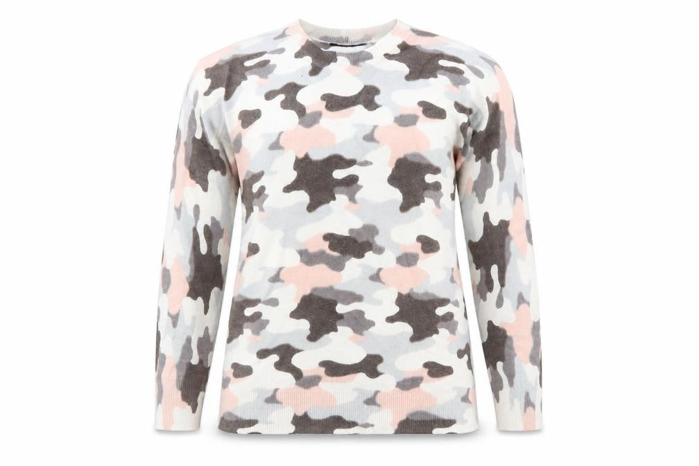 Marks and Spencer Womens Multicoloured Camouflage  Pullover Jumper Size 8