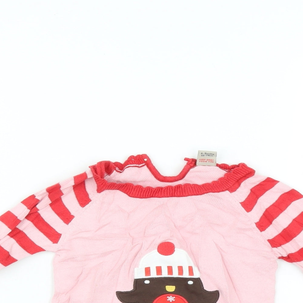 TU Baby Multicoloured   Basic T-Shirt Size 6-9 Months  - robin