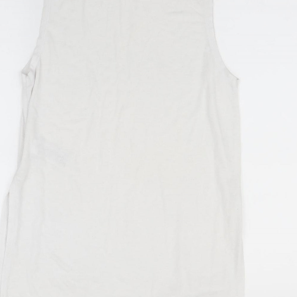 New Look Womens White   Basic T-Shirt Size 10