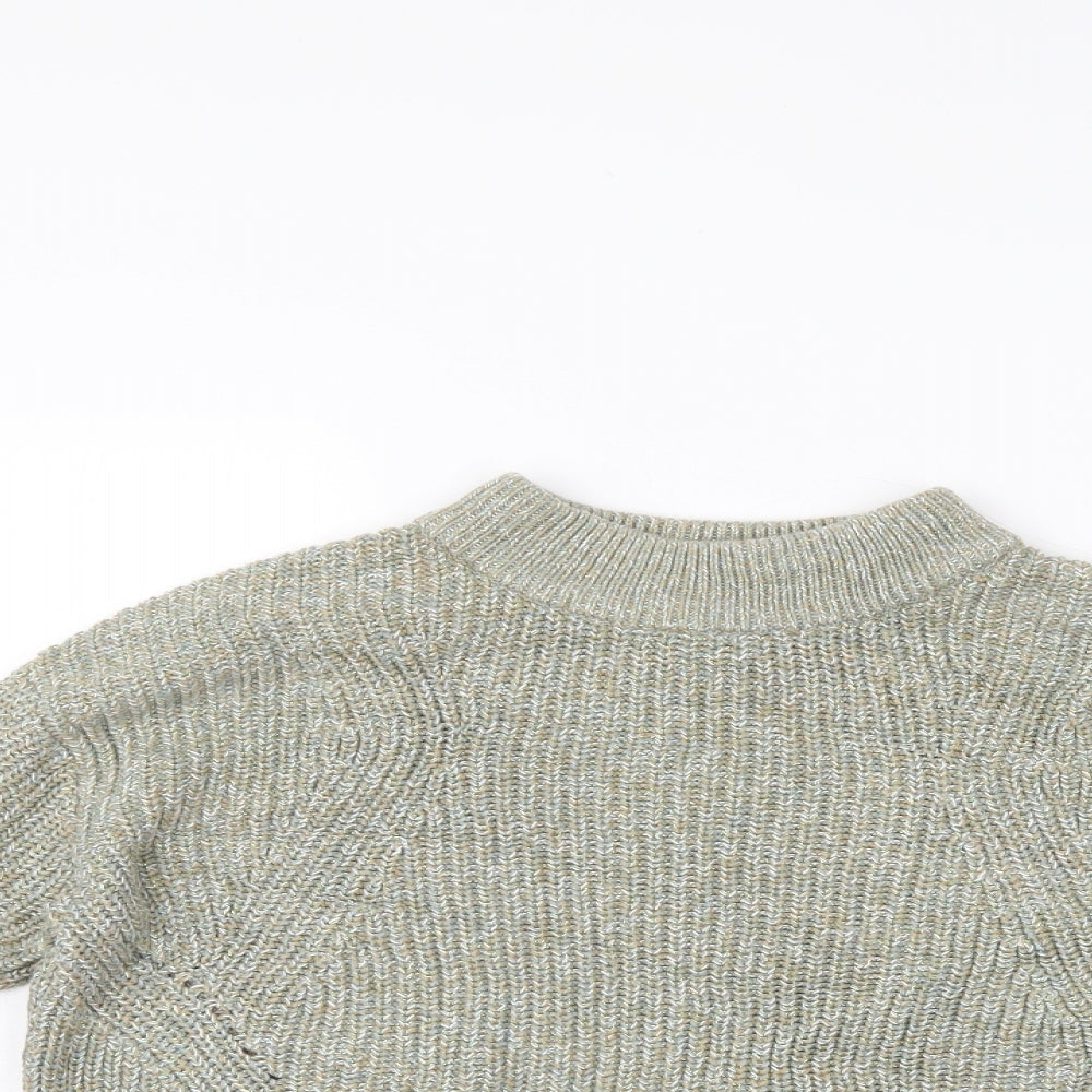 H&M Womens Green   Henley Jumper Size M