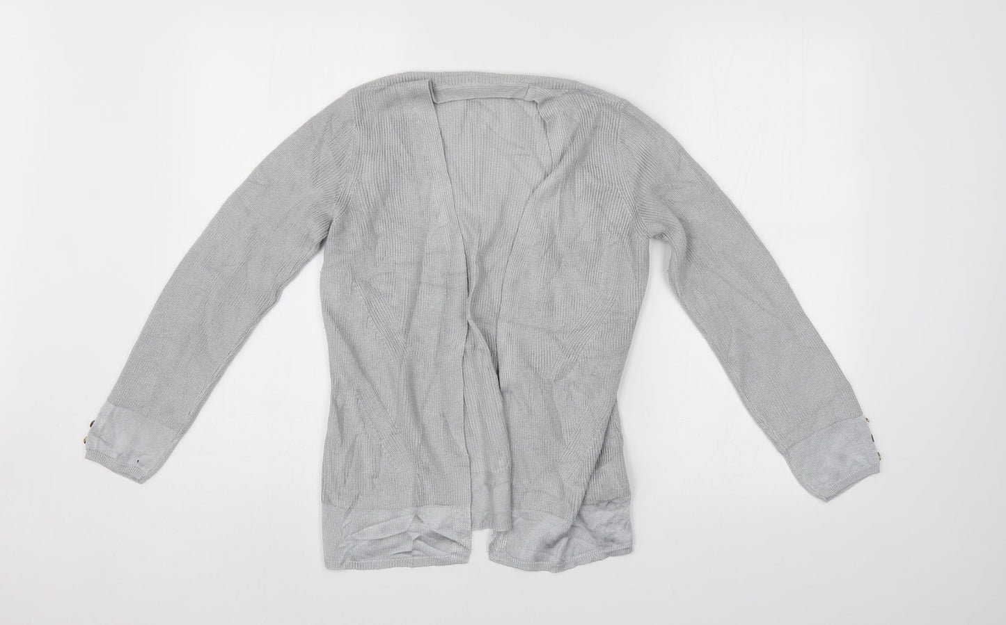 M&S Womens Grey   Cardigan Jumper Size 8