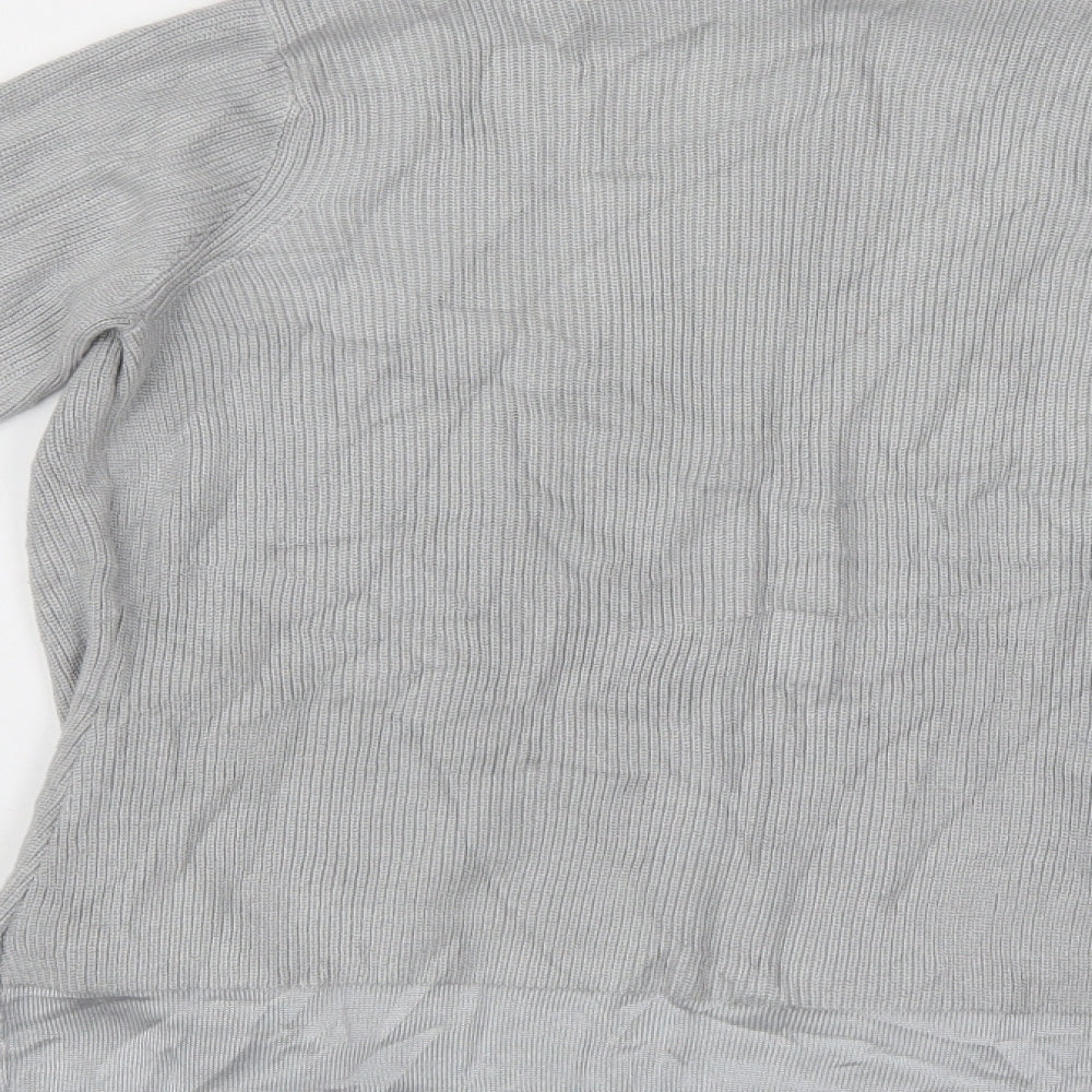 M&S Womens Grey   Cardigan Jumper Size 8