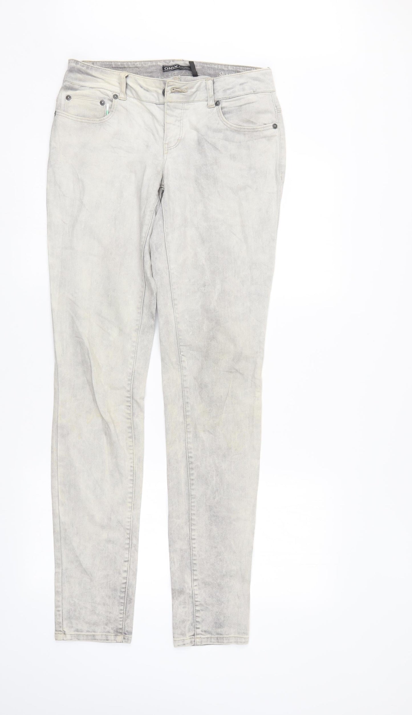Only Mens Grey  Denim Skinny Jeans Size 29 L34 in