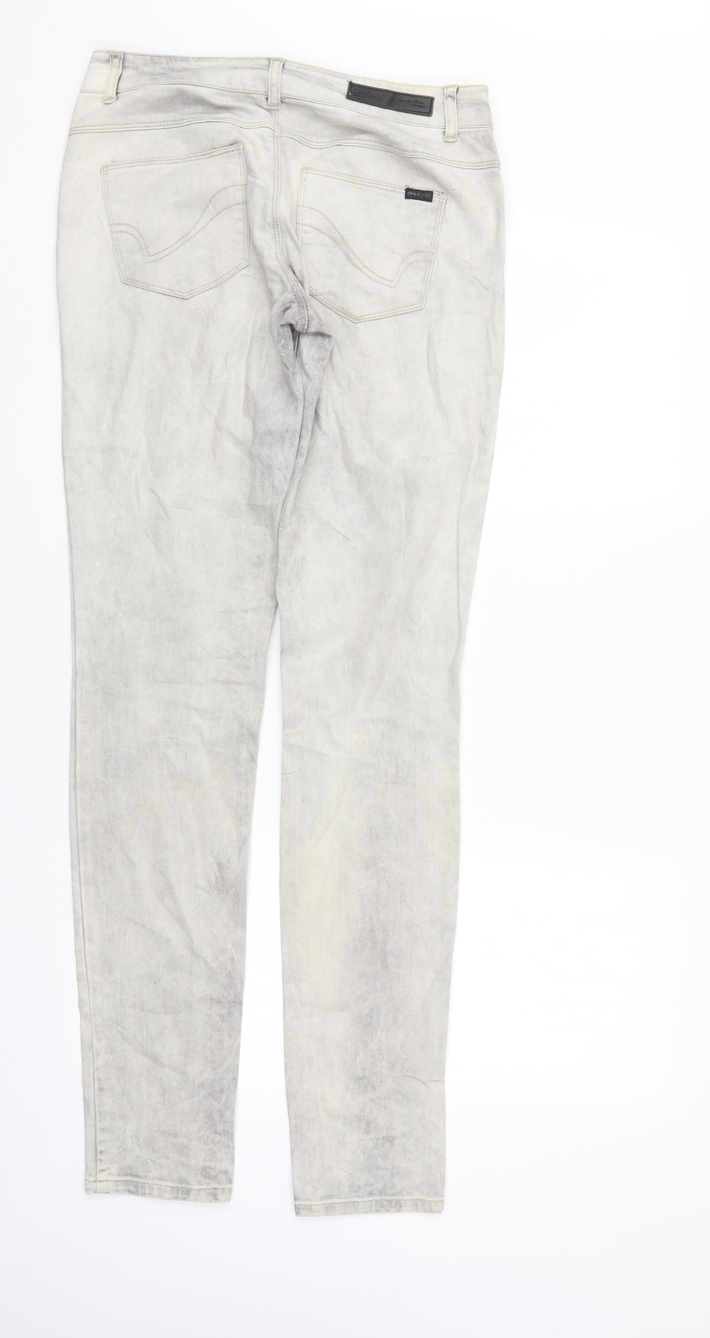 Only Mens Grey  Denim Skinny Jeans Size 29 L34 in