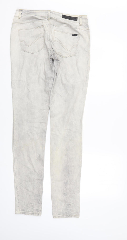 Only Mens Grey  Denim Skinny Jeans Size 29 L34 in
