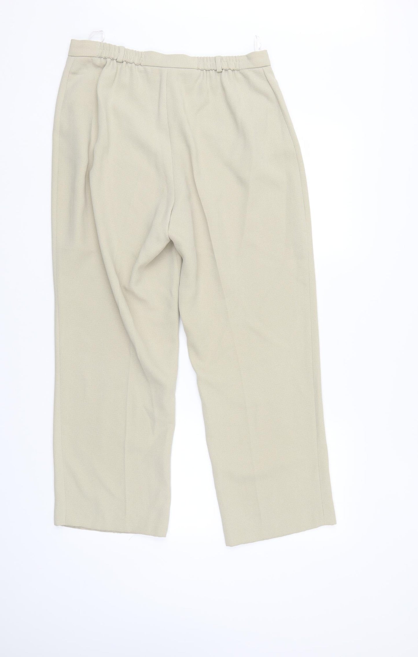 BHS Womens Ivory   Trousers  Size 14 L26 in