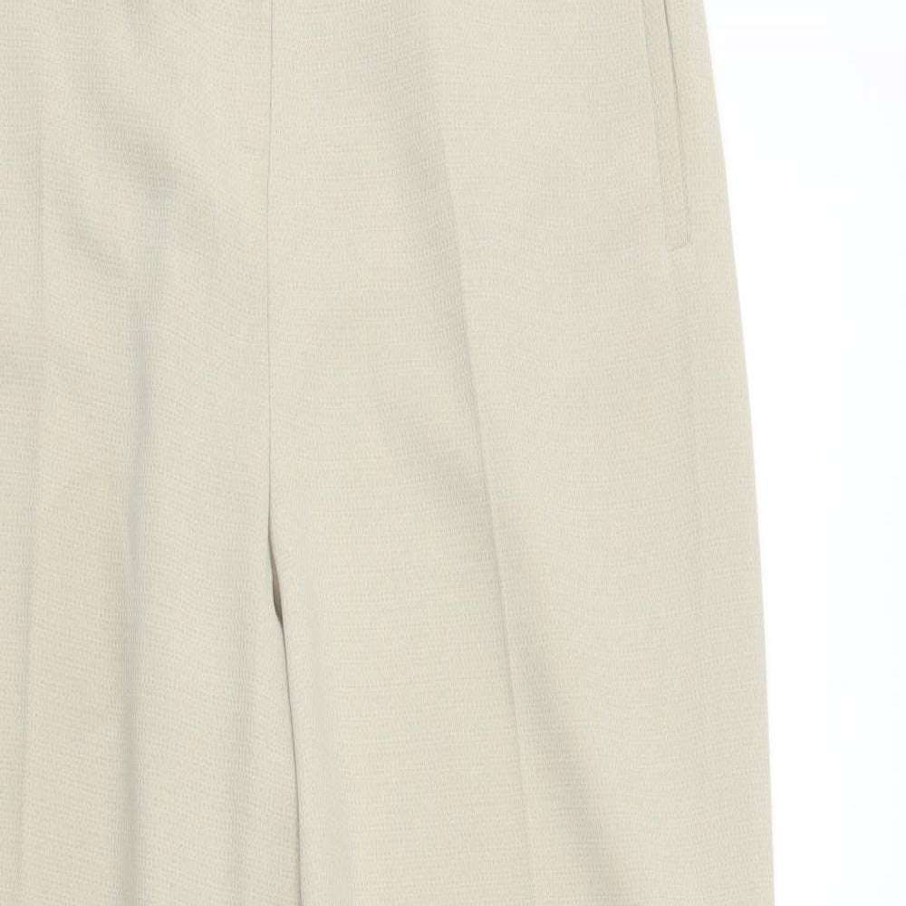 BHS Womens Ivory   Trousers  Size 14 L26 in