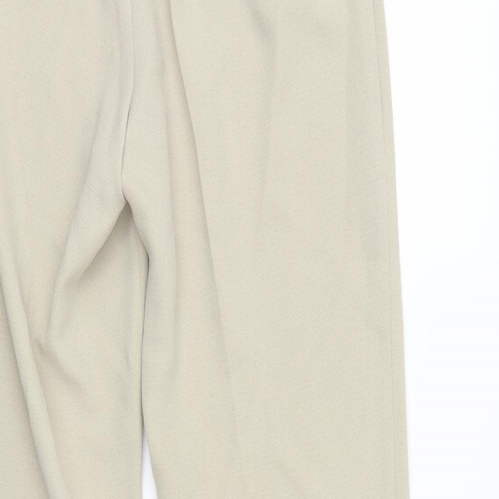 BHS Womens Ivory   Trousers  Size 14 L26 in