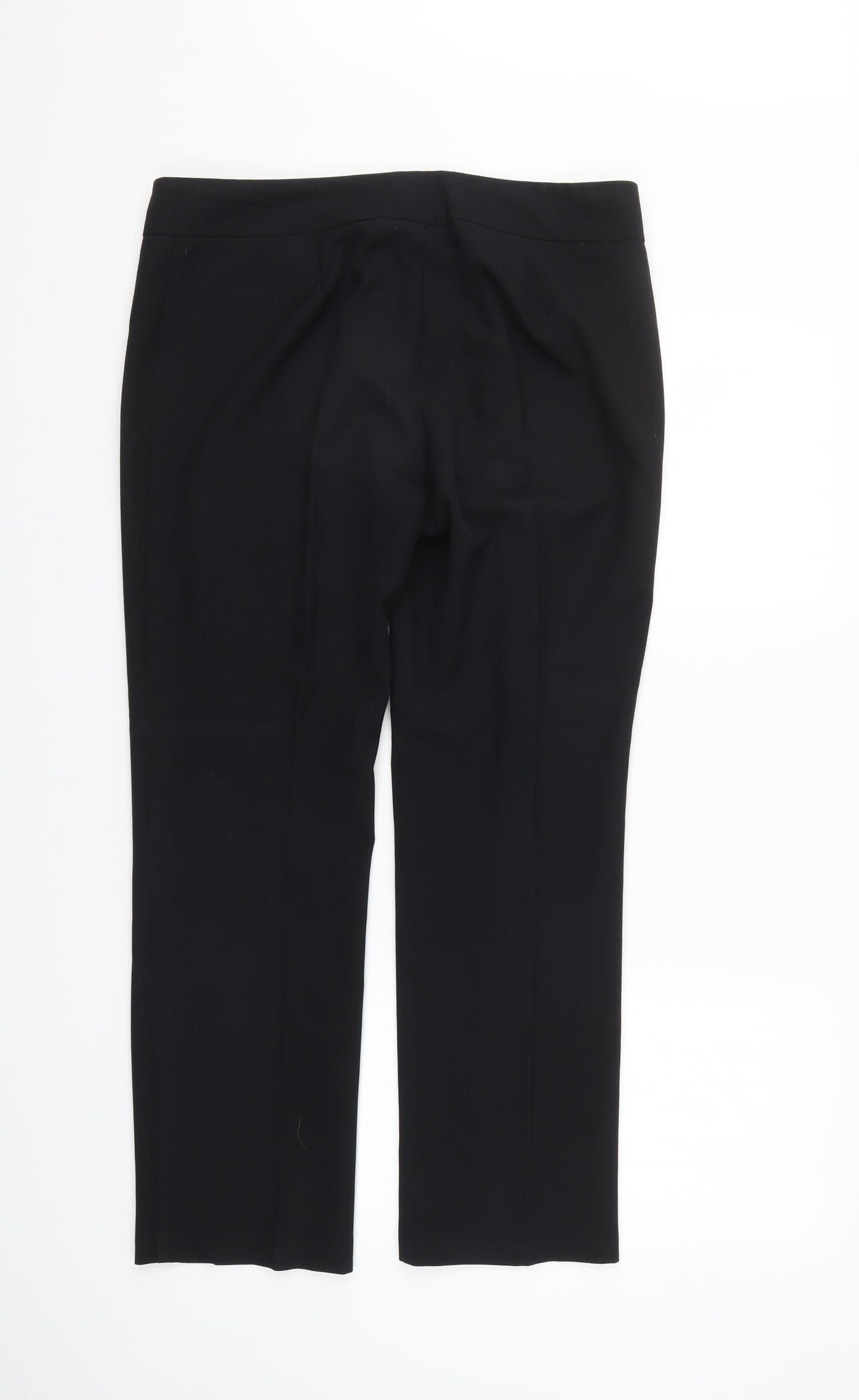 M&S Womens Black   Sweatpants Trousers Size 34 in L28 in