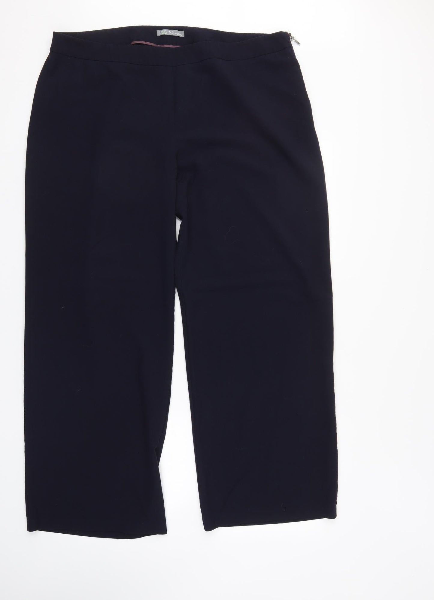 m&s Womens Blue   Trousers   L29 in