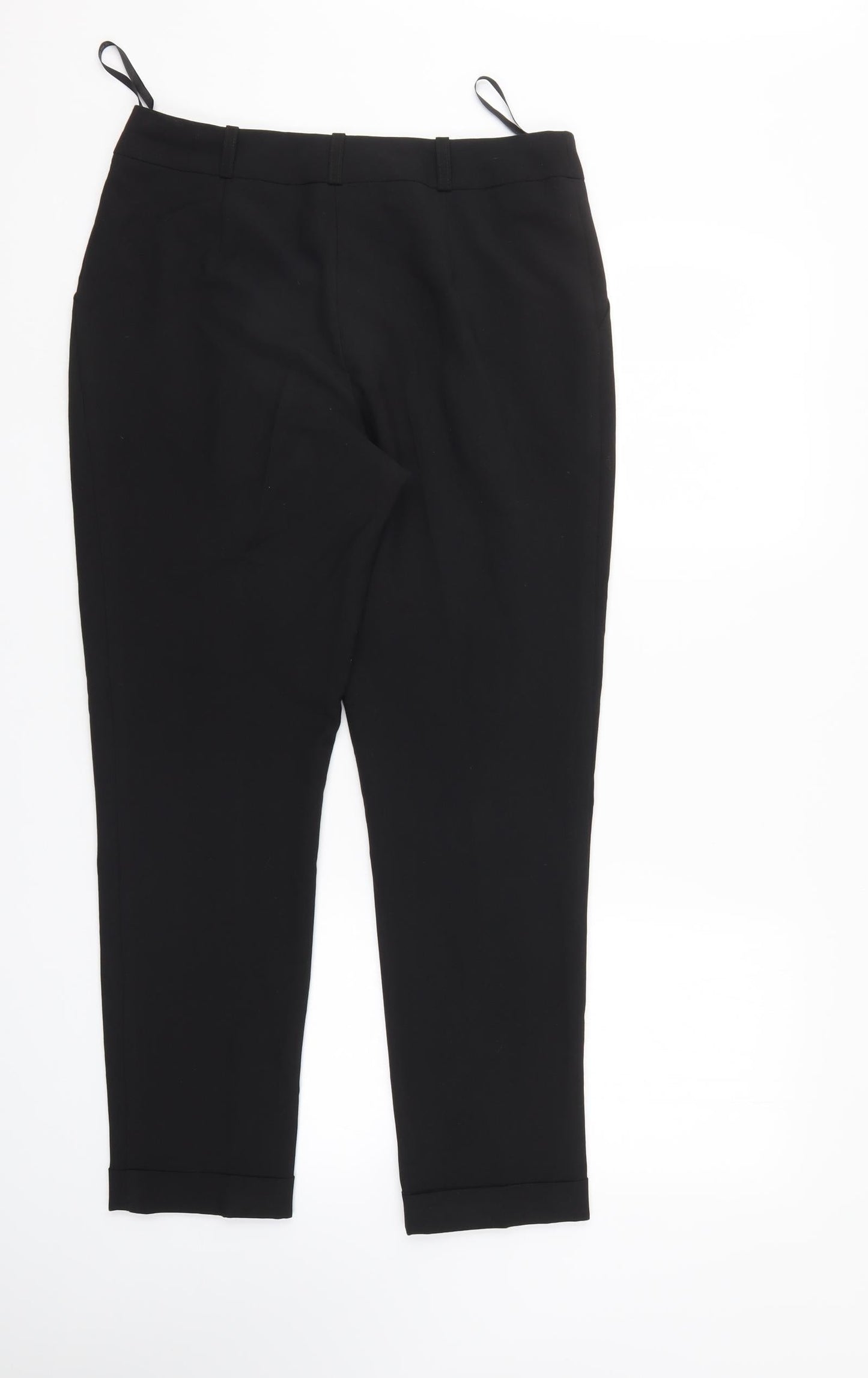 Dorothy Perkins Womens Black   Trousers  Size 12 L27 in