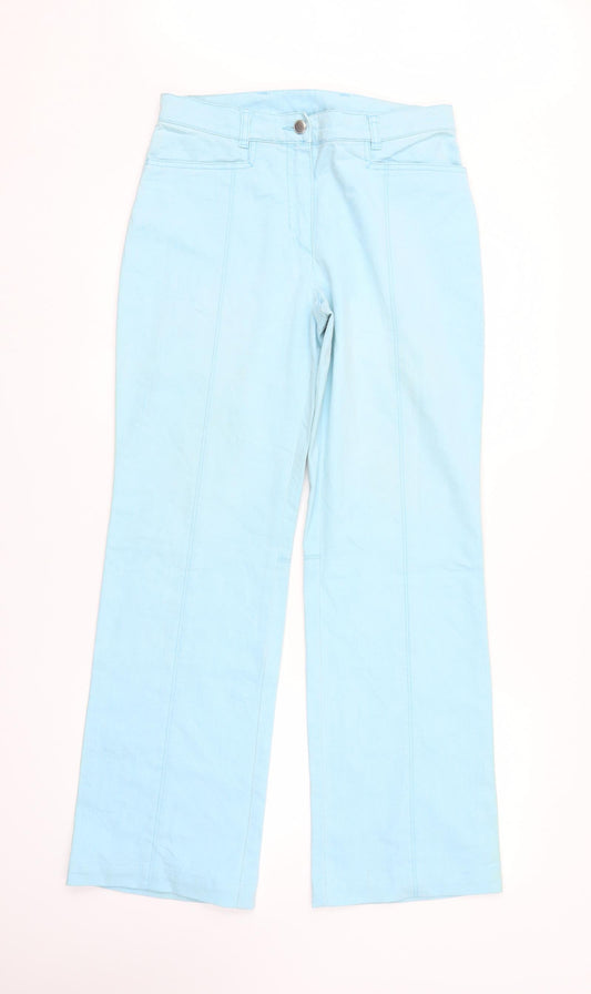 Cecilia Classics Womens Blue  Denim Straight Jeans Size 10 L30 in