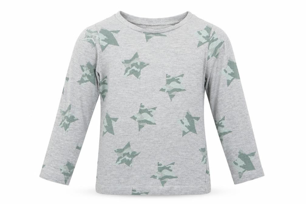 George Boys Grey Solid   Pyjama Top Size 4-5 Years  - Stars