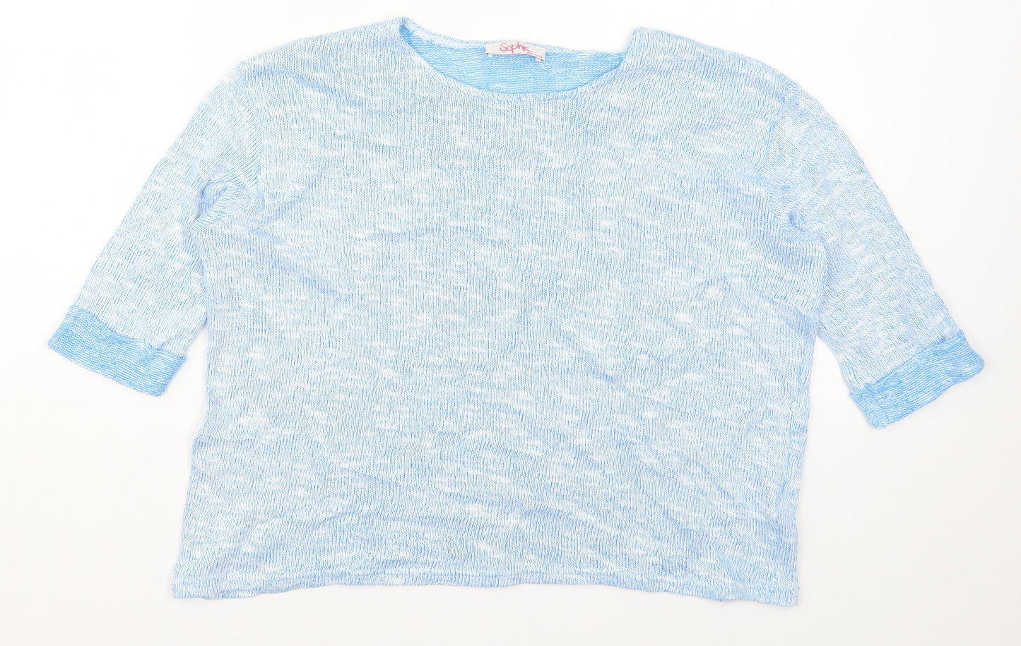 Sophie Girls Blue   Pullover Jumper Size 12-13 Years