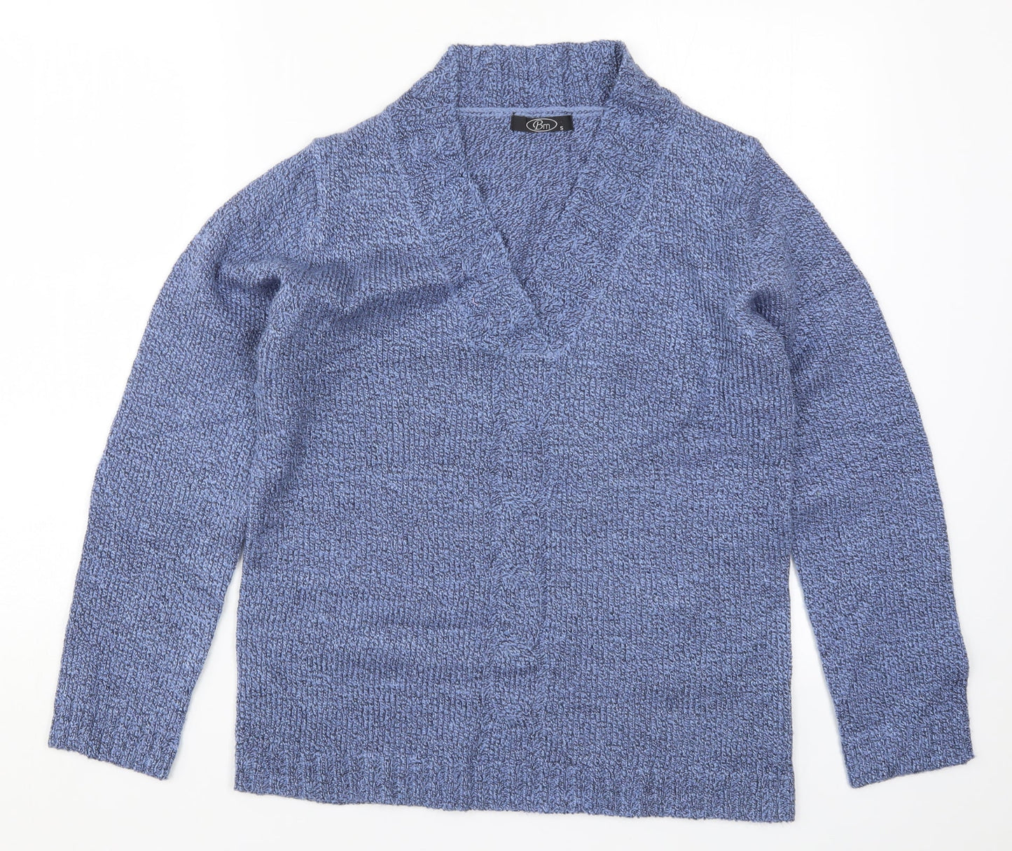 Bonmarché Womens Blue  Knit Pullover Jumper Size S