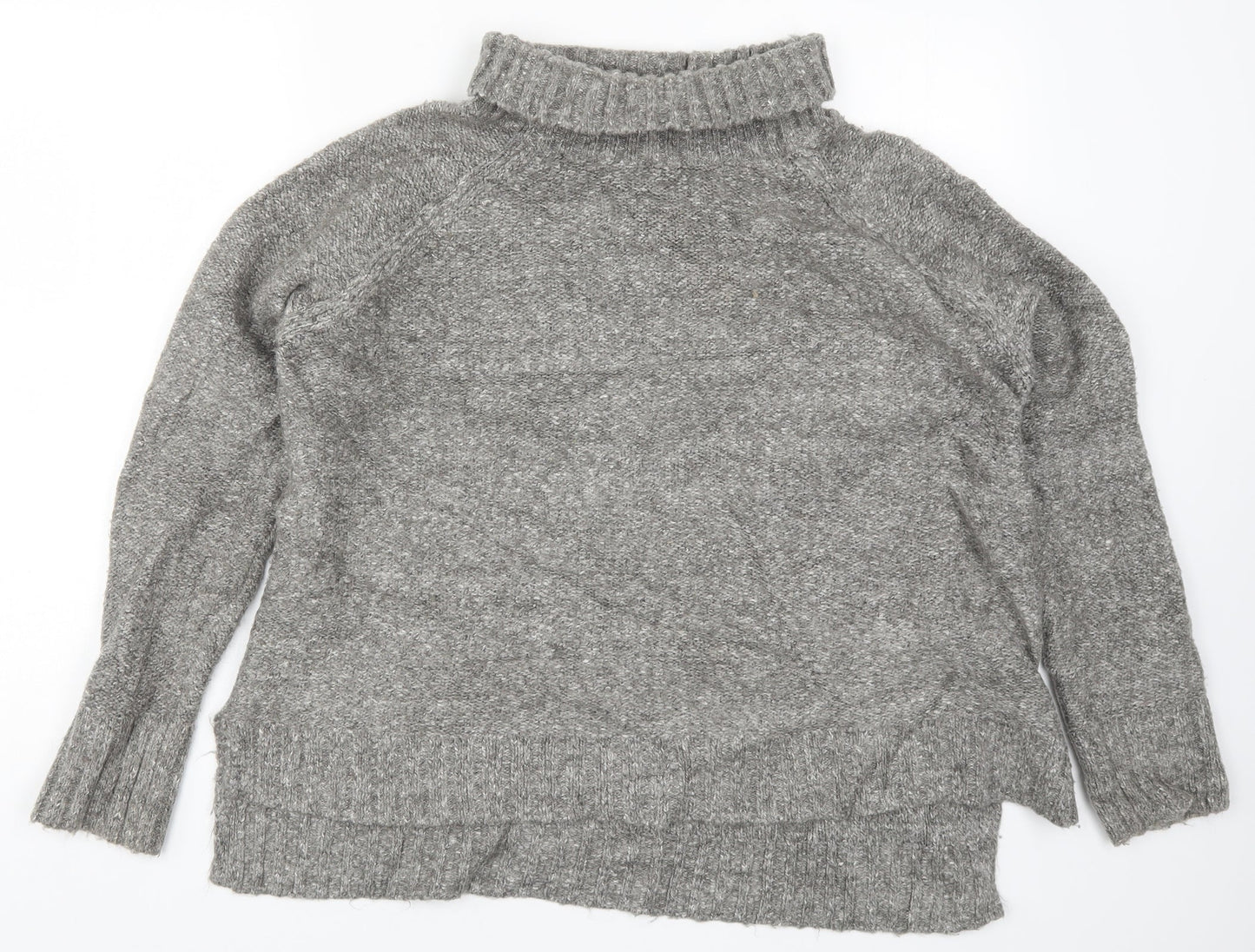 H&M Womens Grey  Knit Pullover Jumper Size S