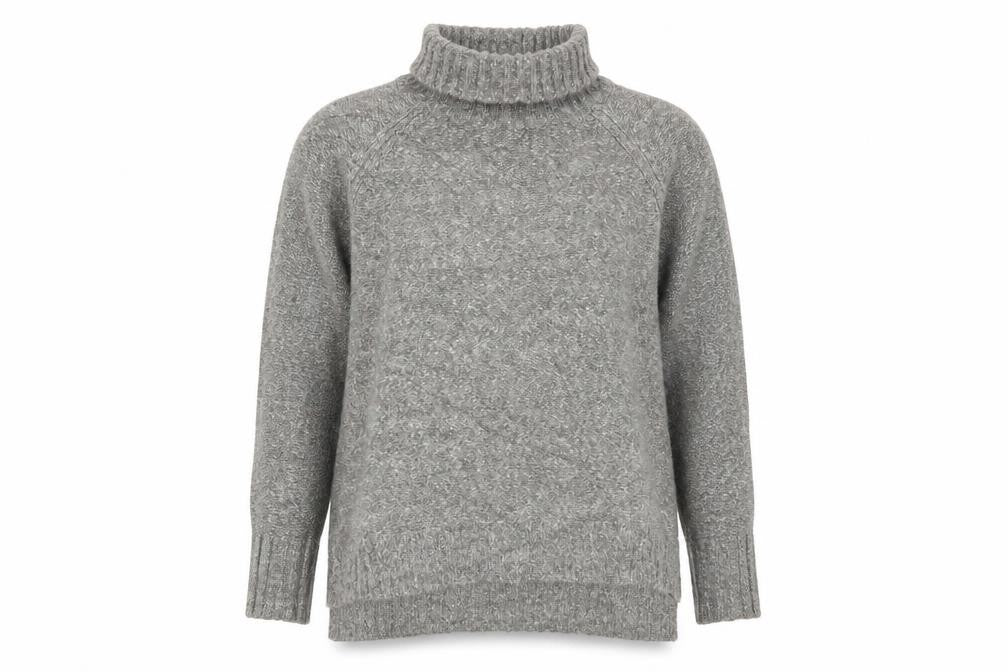 H&M Womens Grey  Knit Pullover Jumper Size S