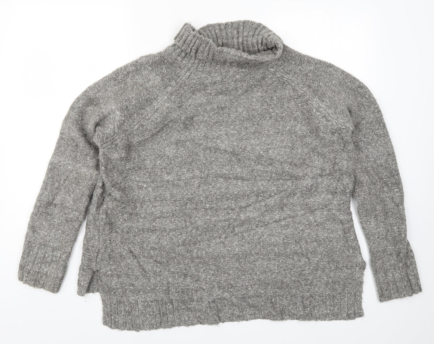 H&M Womens Grey  Knit Pullover Jumper Size S