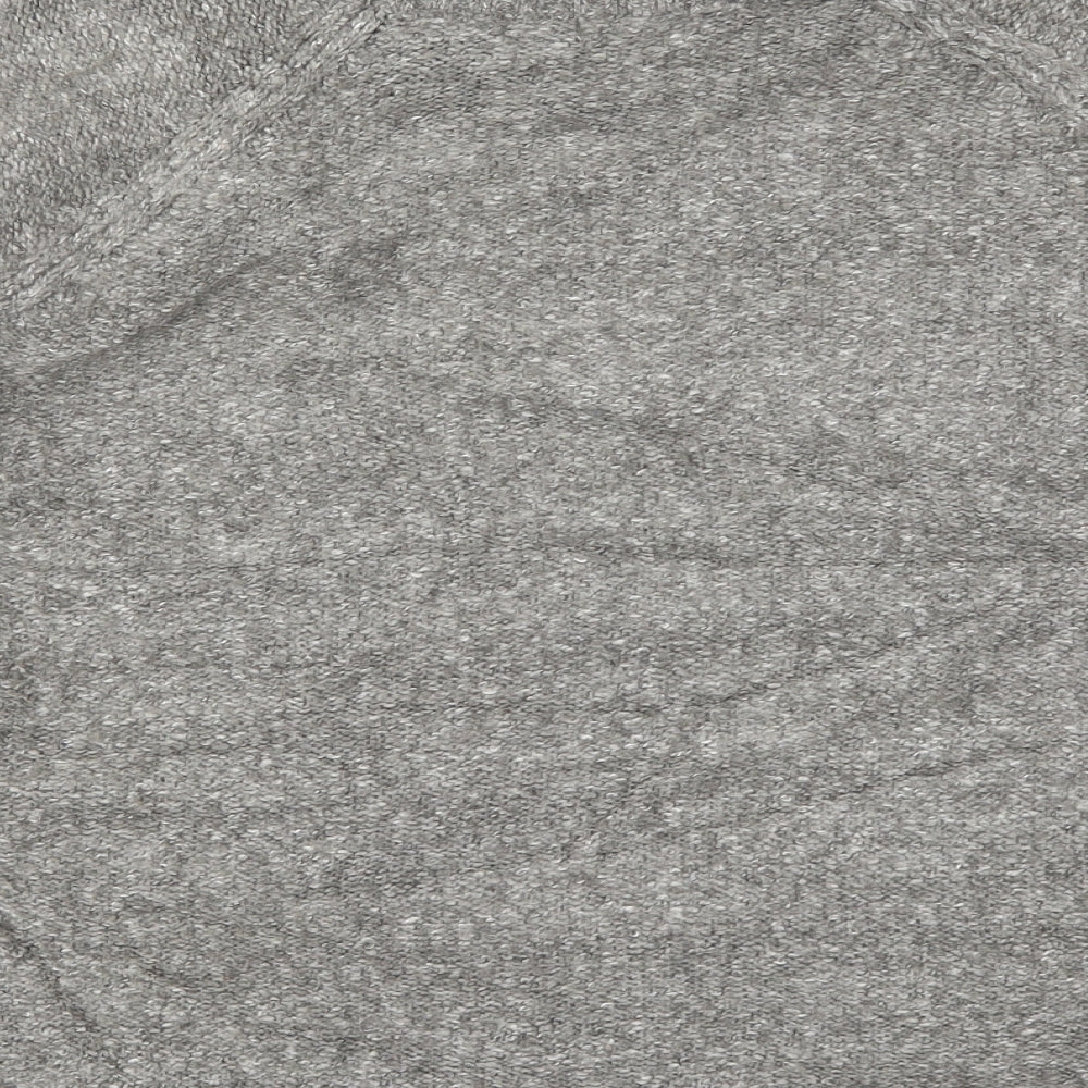 H&M Womens Grey  Knit Pullover Jumper Size S