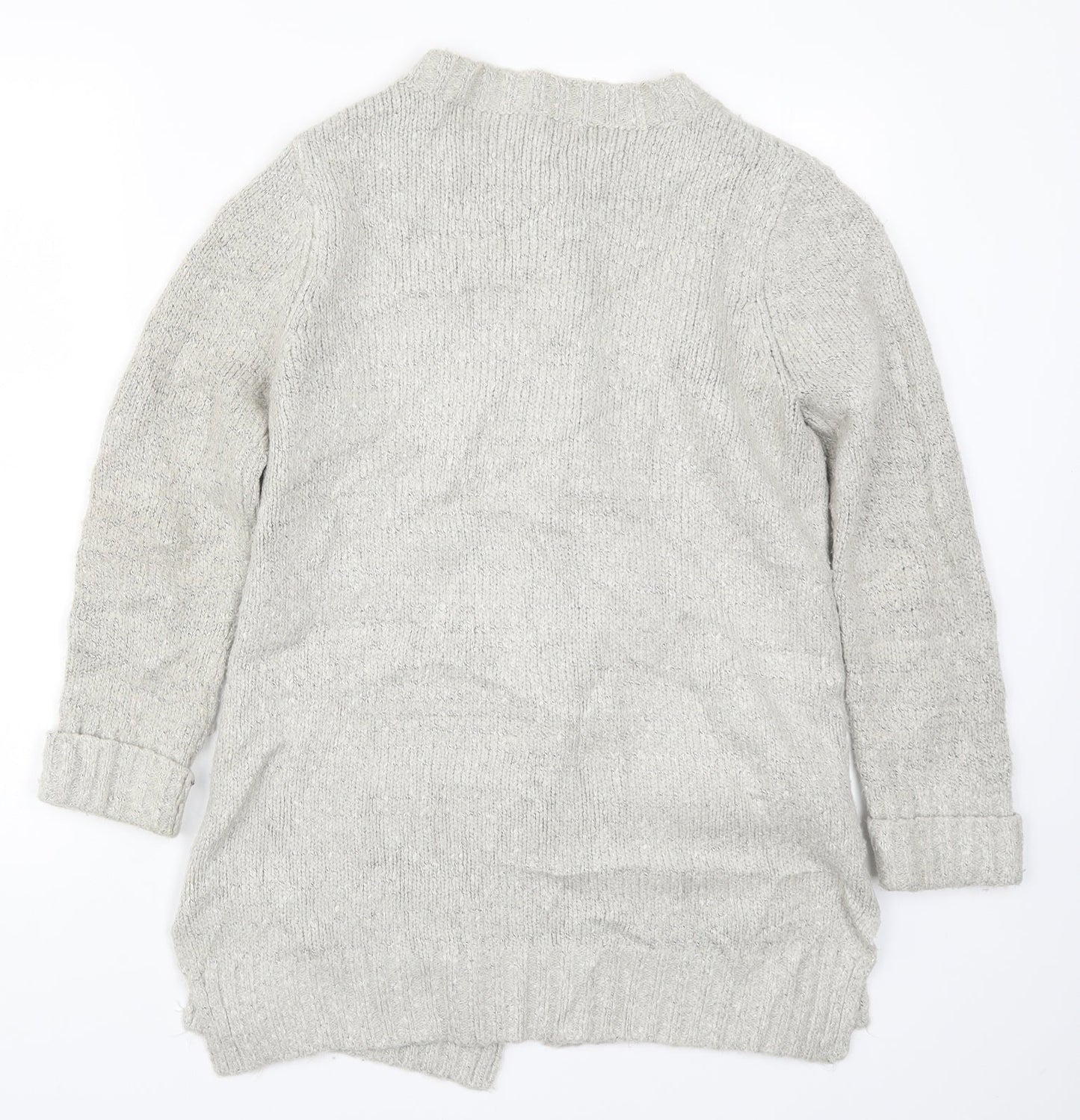 M&Co Womens Beige  Knit Cardigan Jumper Size 10