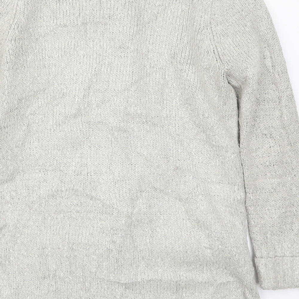 M&Co Womens Beige  Knit Cardigan Jumper Size 10