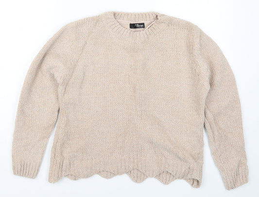 Jane Norman Womens Pink  Knit Pullover Jumper Size 8