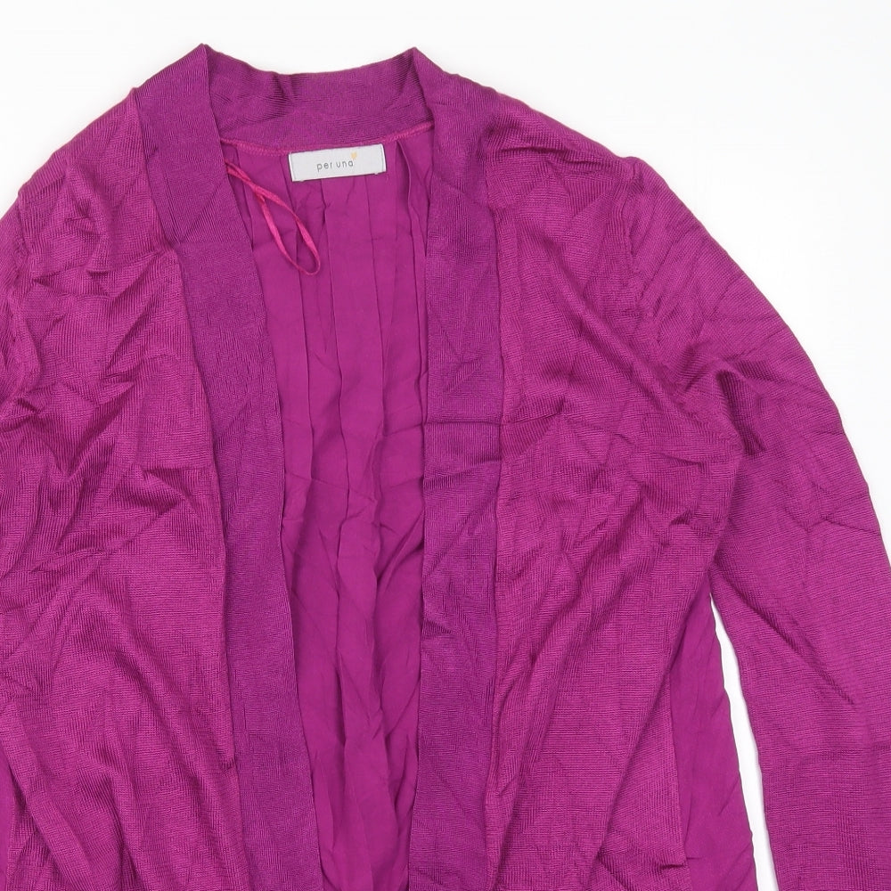 Marks and Spencer Womens Pink  Knit Cardigan Jumper Size S