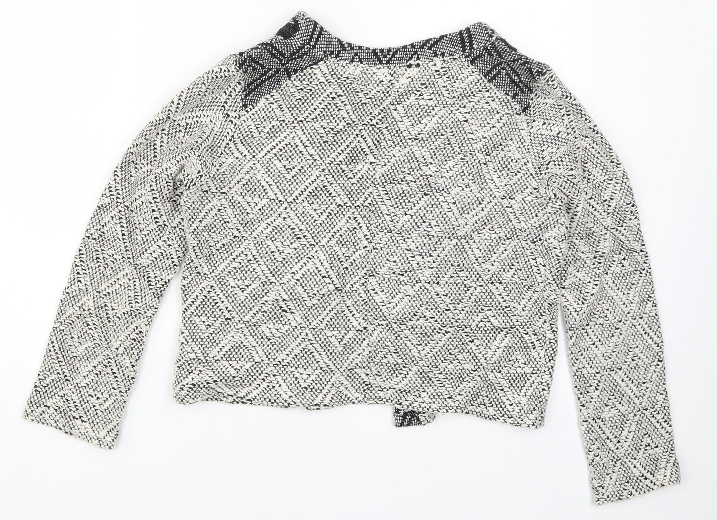Miss Selfridge Womens Ivory Geometric  Jacket  Size 12