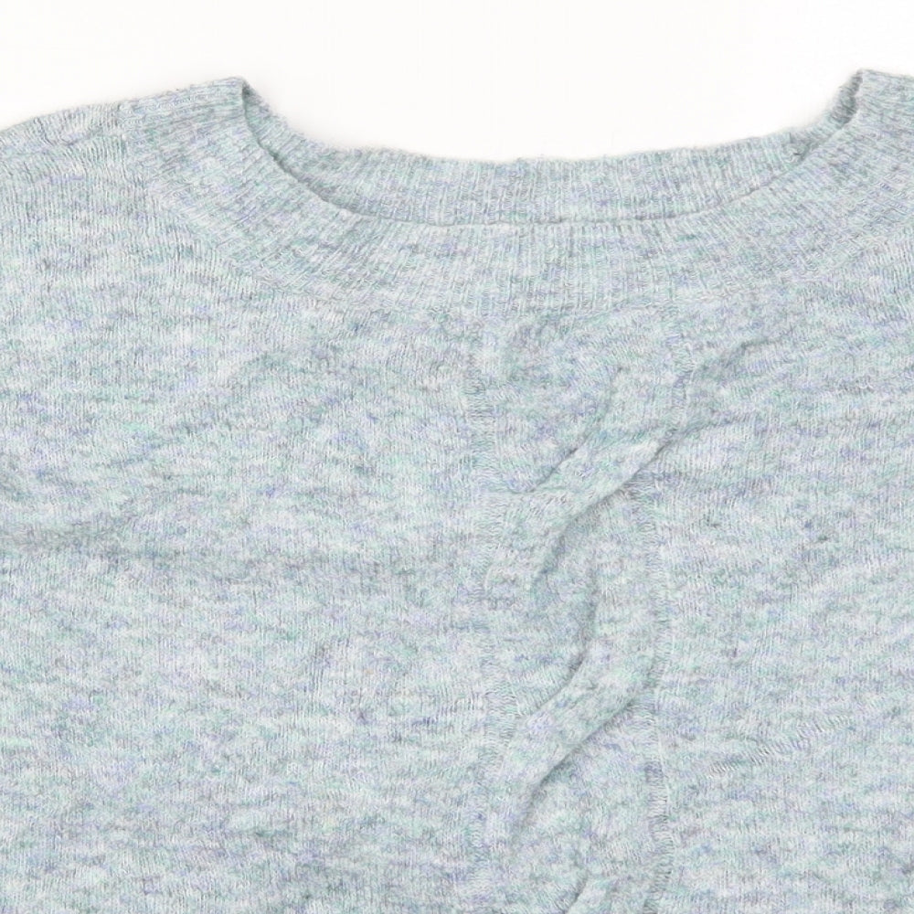 Marks and Spencer Womens Blue  Knit Pullover Jumper Size 14